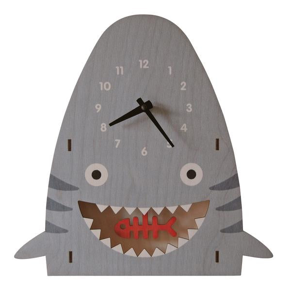 Shark Pendulum Clock - Pink and Brown Boutique
