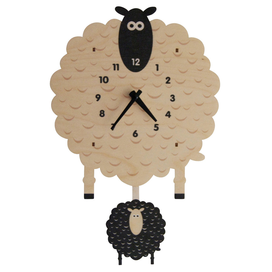 Sheep Pendulum Clock - Pink and Brown Boutique