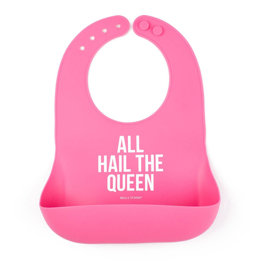 All Hail the Queen Wonder Bib - Pink and Brown Boutique