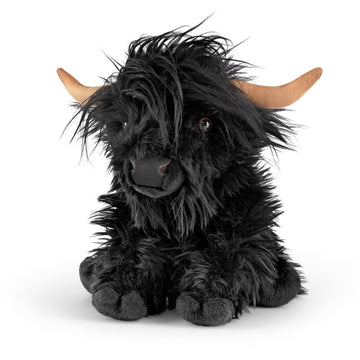 Black Highland Cow - Pink and Brown Boutique