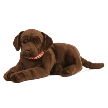 Giant Chocolate Lab - Pink and Brown Boutique