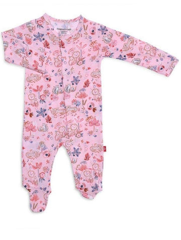 dandy lion magnetic footie - Pink and Brown Boutique