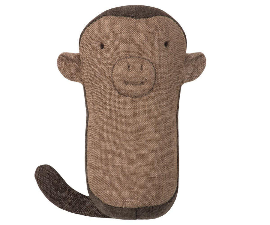 Monkey Rattle - Pink and Brown Boutique